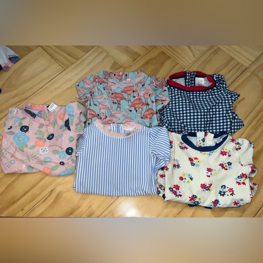 COPY - RuffleButts 12-18 month rashguard 4 piece